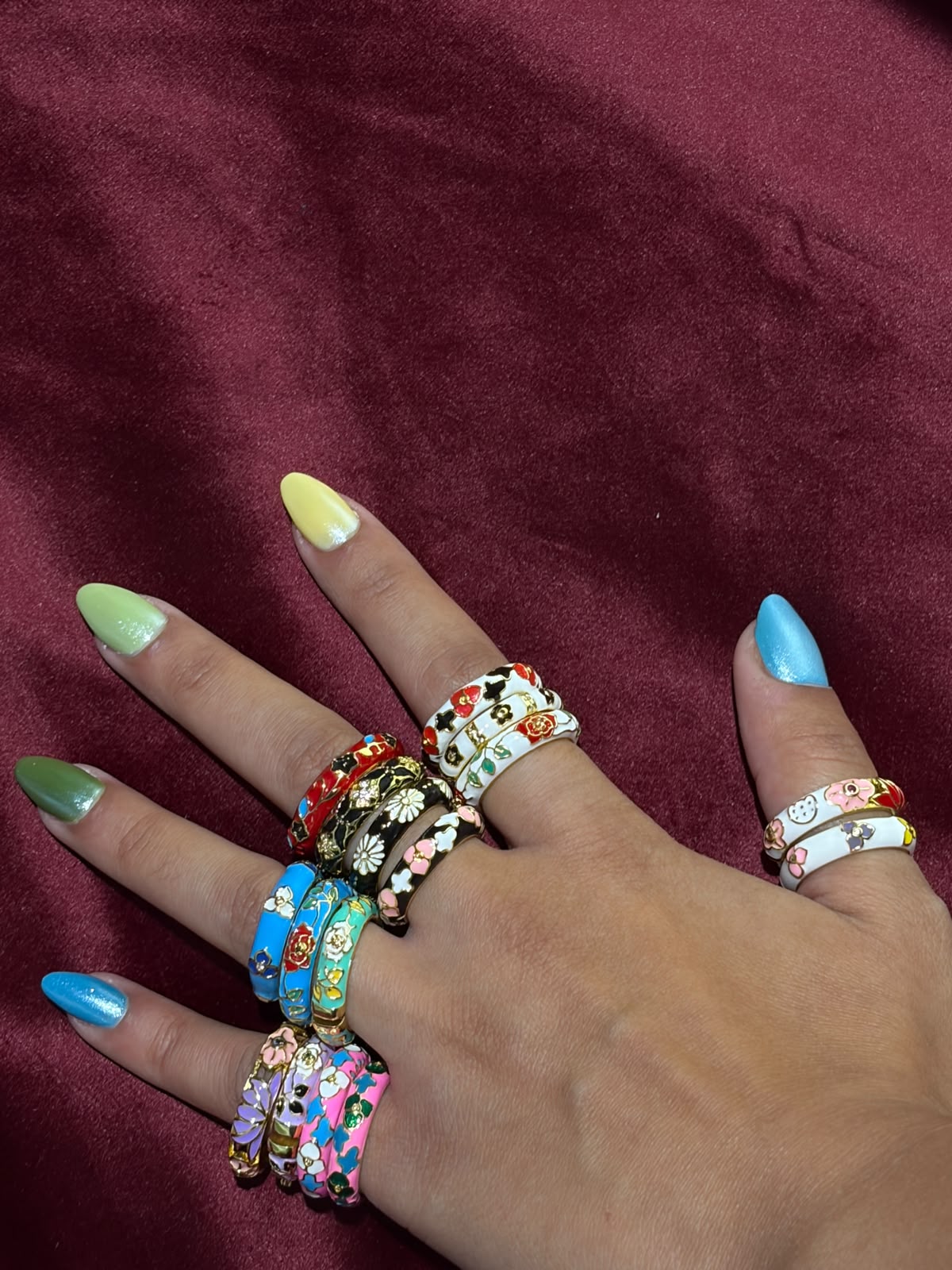 Enamel Rings