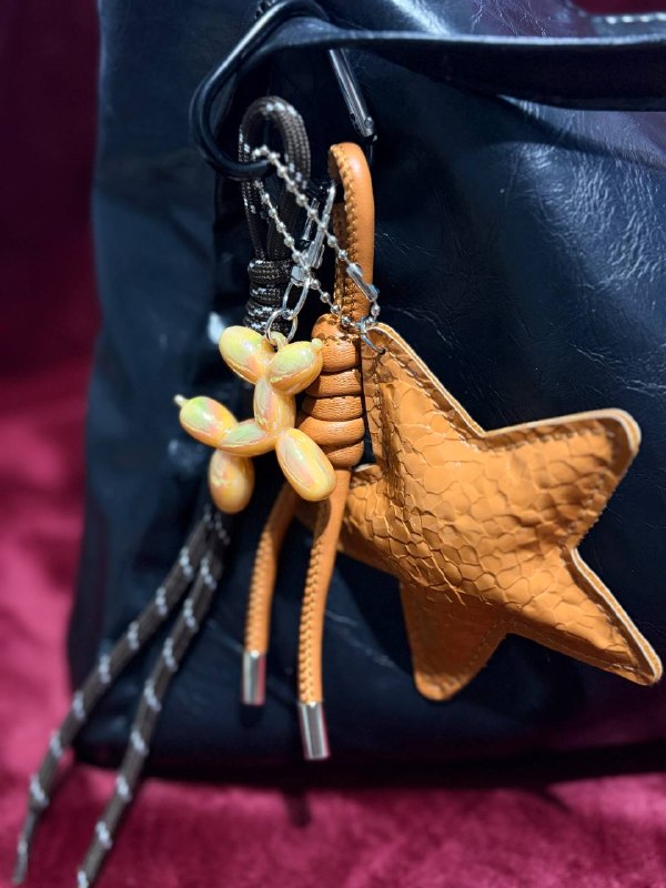 Brown Star Bag CHarm