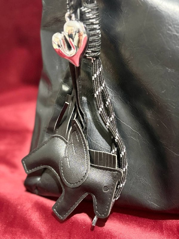 Black Horse Bag Charm