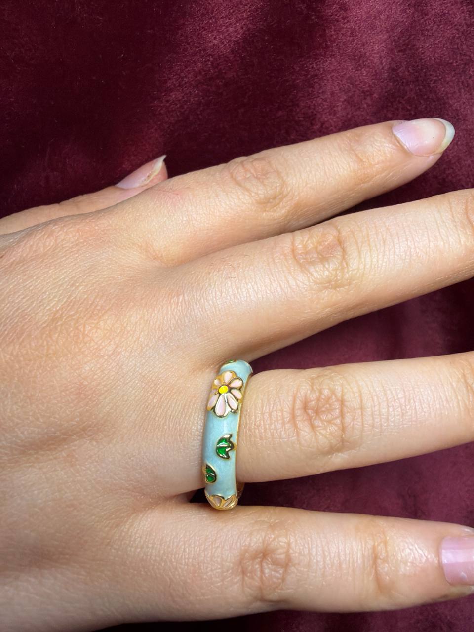 Multi Color Enamel Ring