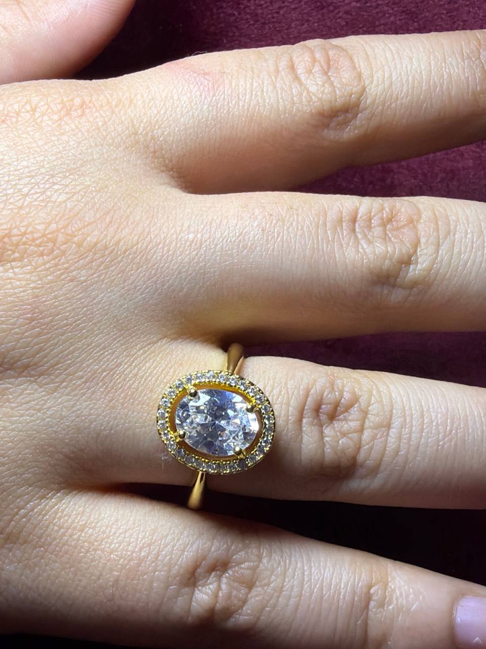 Circular Ziricon Ring