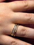 Double Ziricon Ring
