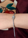 Silver Ziricon Tennis Bracelet