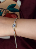 Golden Lazurde Tennis Bracelet