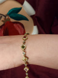 Colored Stones Tennis Bracelet