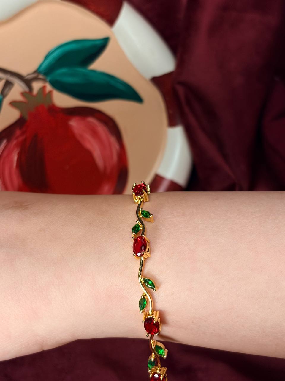 Red Tulip Bracelet