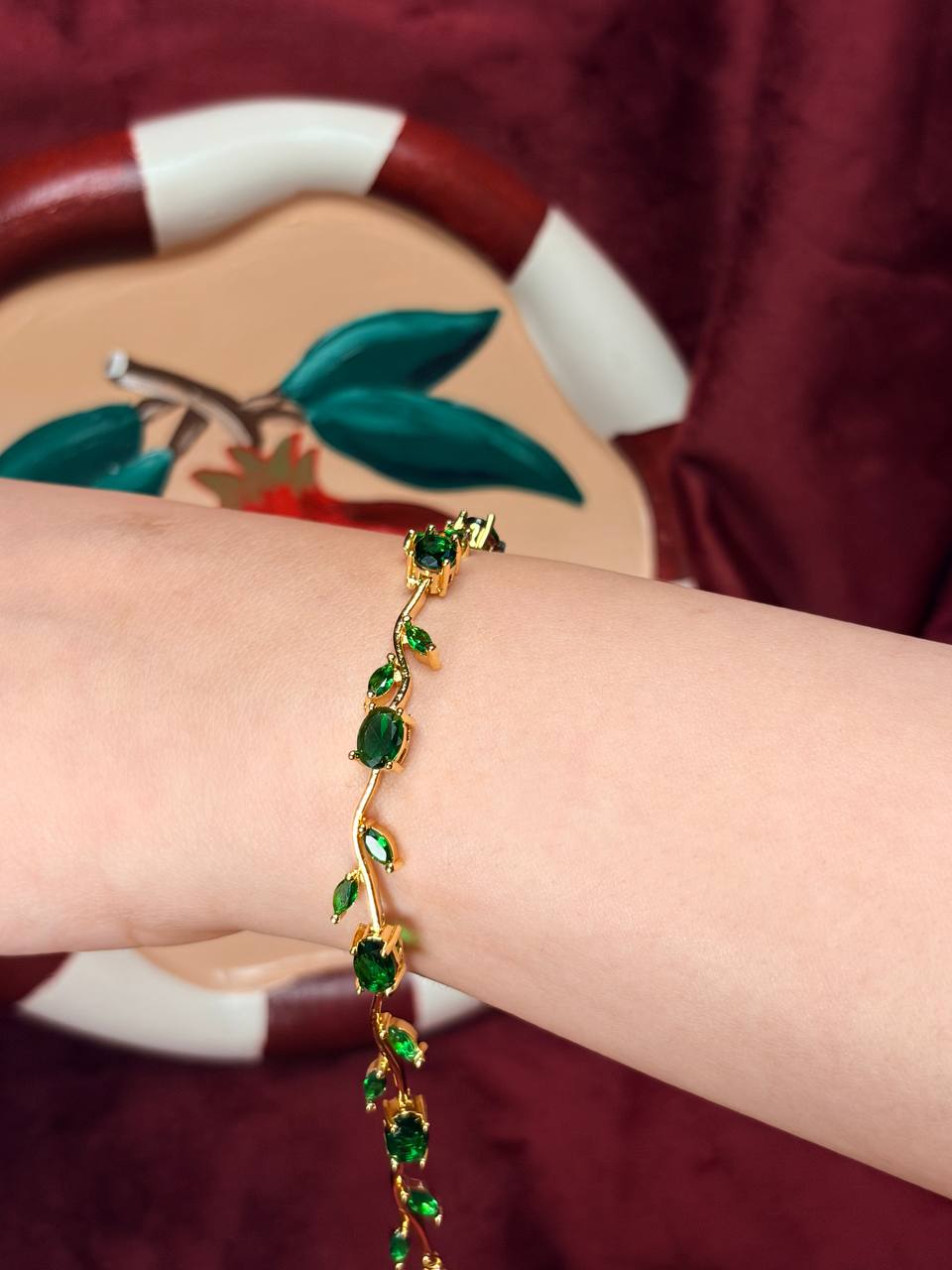 Green Tulip Bracelet