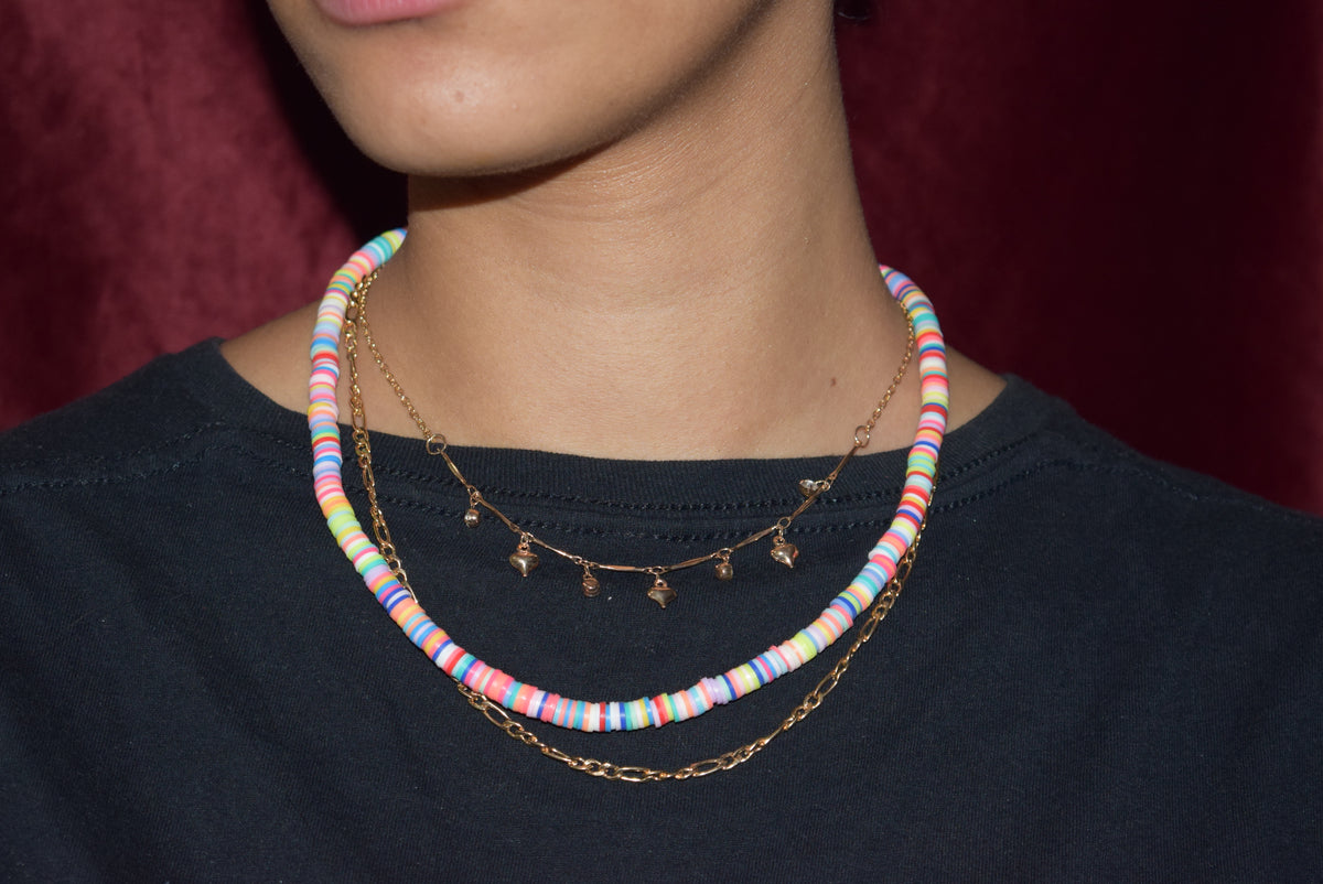 Colorful Golden Necklace