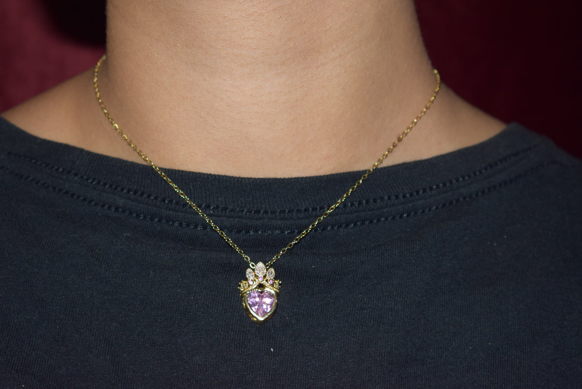 Ziricon Heart Necklace