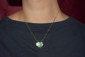 Green Heart Necklace