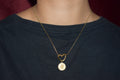 Heart and Coin Necklace
