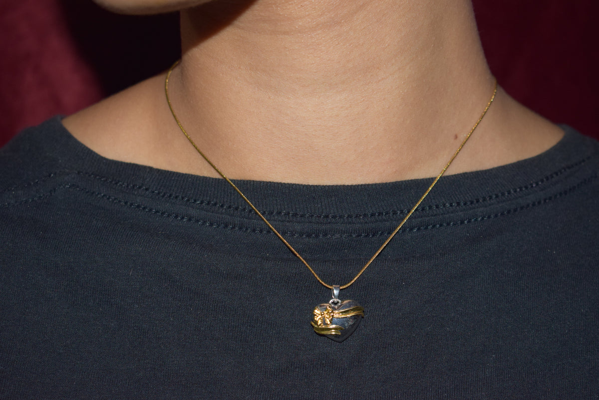 Wrapped Heart Necklace