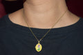 Yellow Rose Locket Necklace