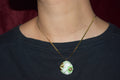 Green Flower Necklace