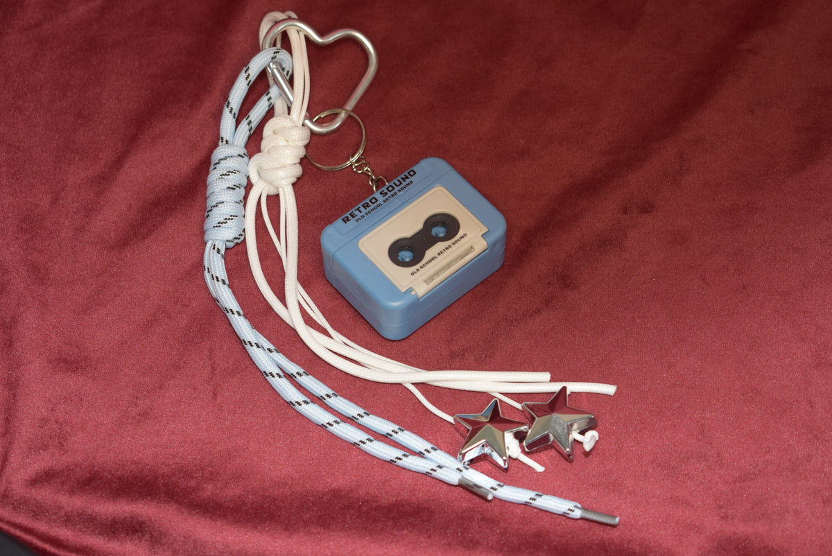Blue Recorder Charm (Actual Recorder)