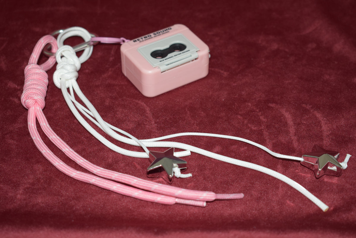Pink Recorder Charm (Actual Recorder)