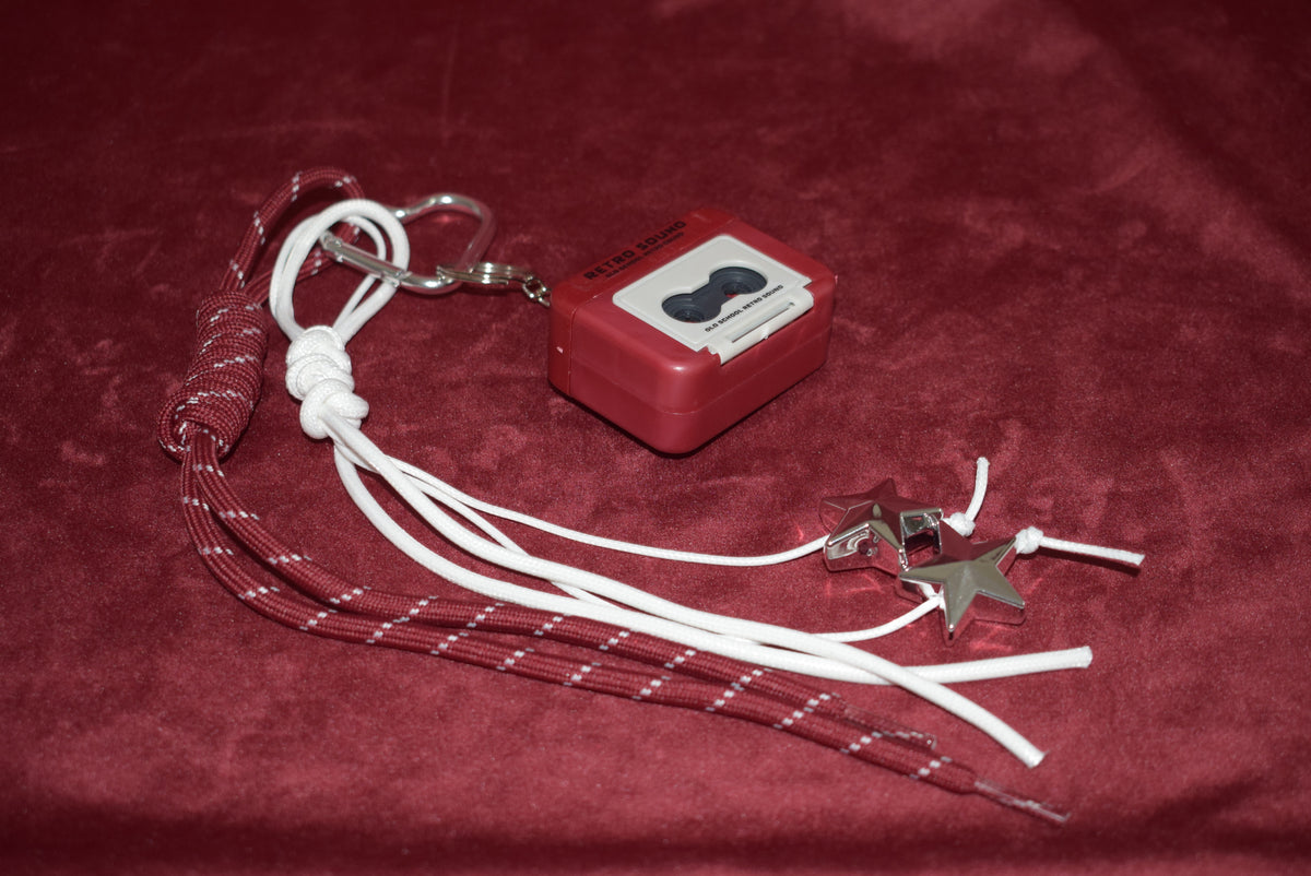 Red Recorder Charm (Actual Recorder)
