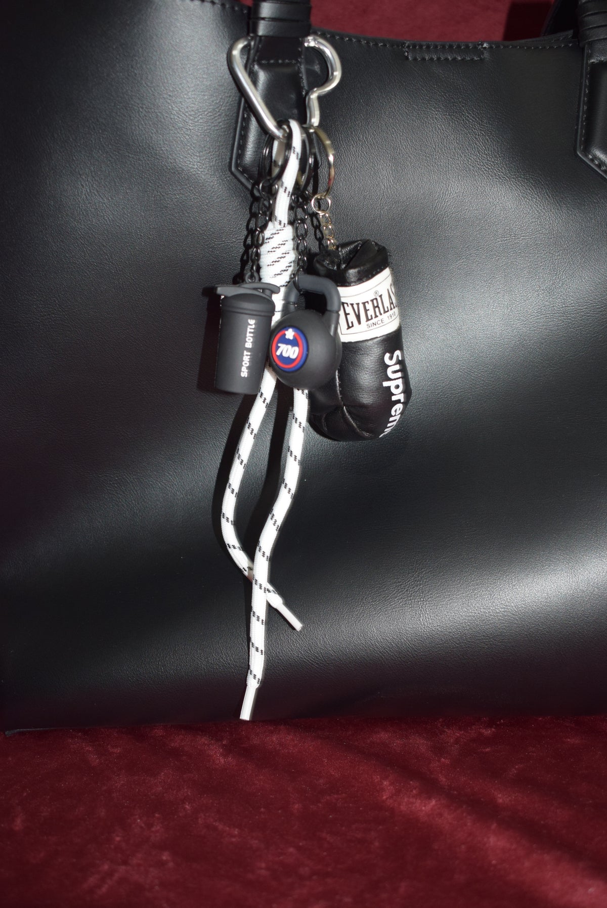 Black Boxing Glove Charm