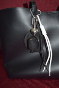 Black Cowboy Hat Bag Charm