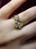 Double Flower Ring
