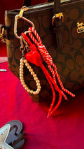 Red Heart Bag Charm