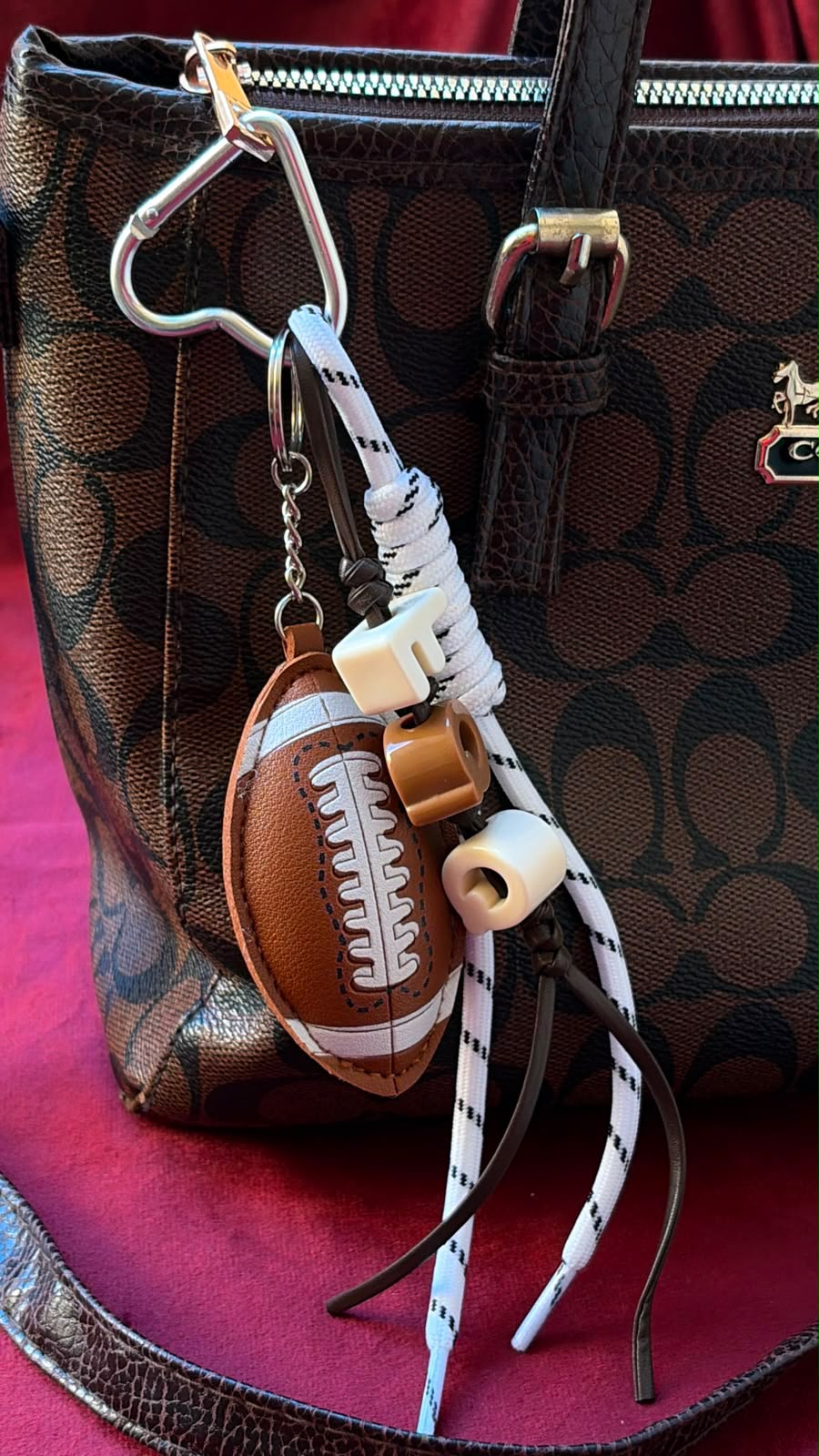 American football Bag Charm