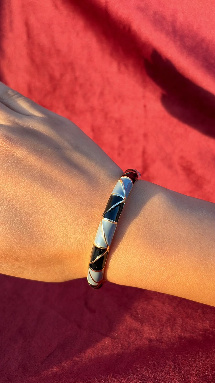 Gray & Black bangle