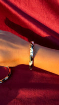 Black & White wavy bangle