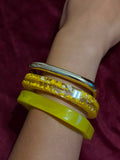 yellow Bangle Set
