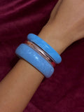 Blue Bangle Set
