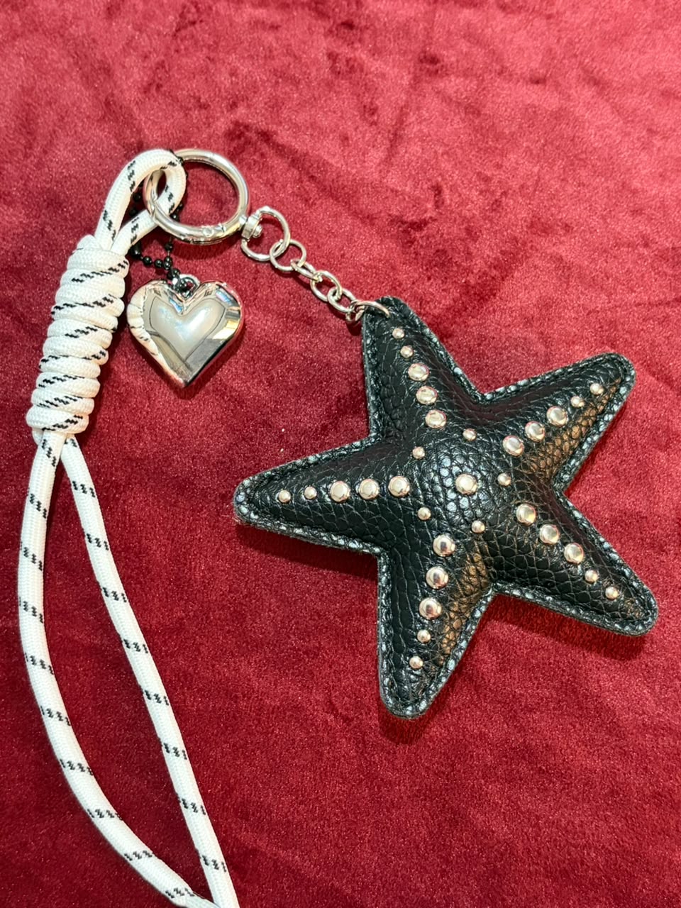 Black Star Bag Charm