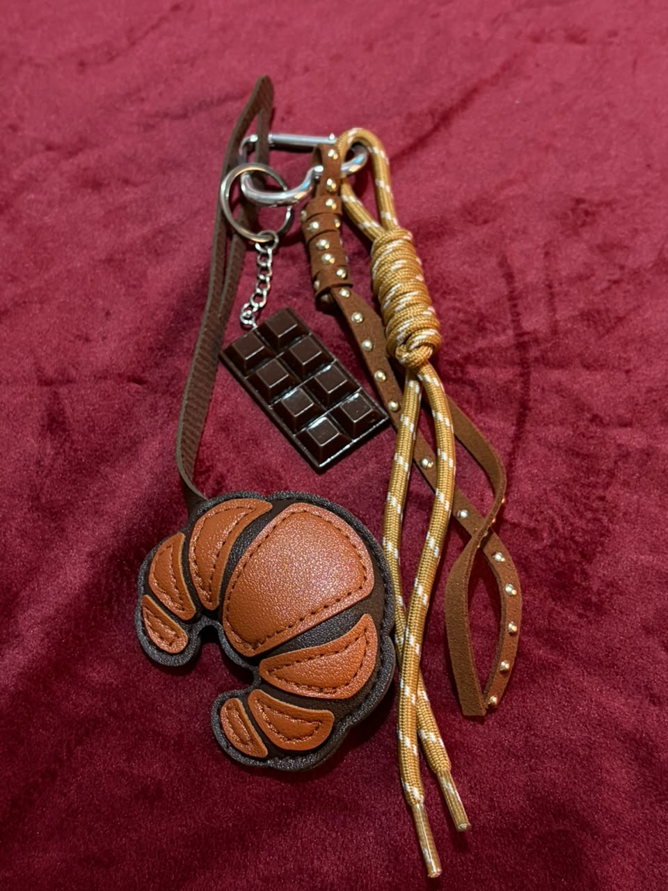 Croissant Bag Charm