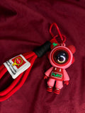 Pink Astronaut Keychain
