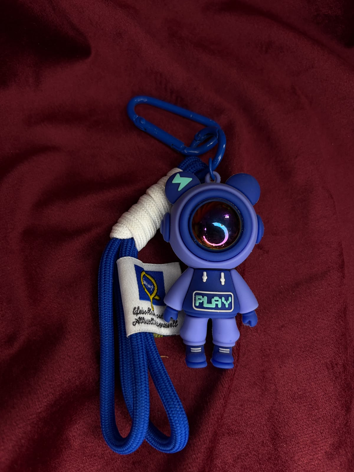 Blue Astronaut Keychain