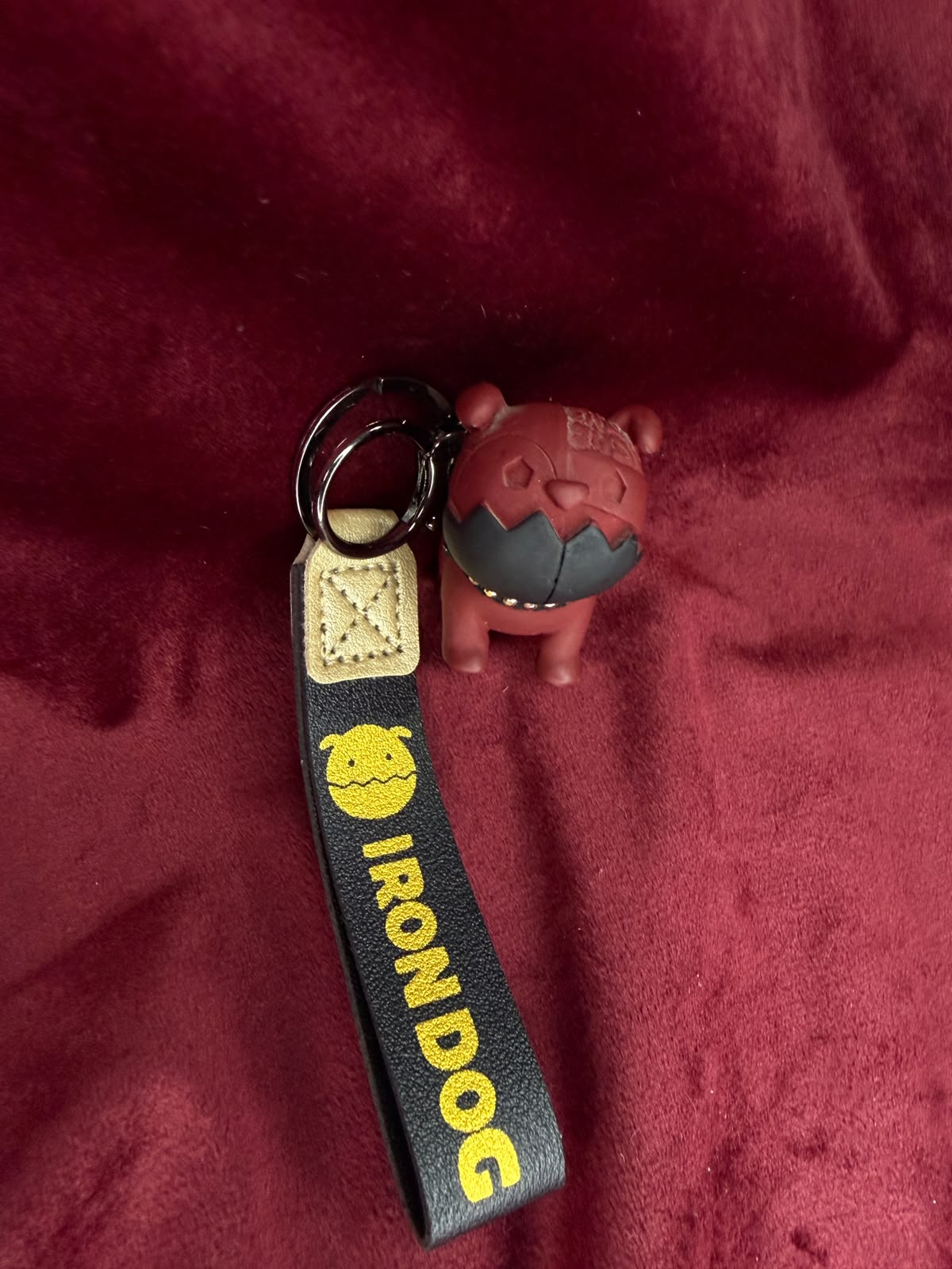 Red Dog Keychain