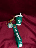 Green Starbucks Keychain