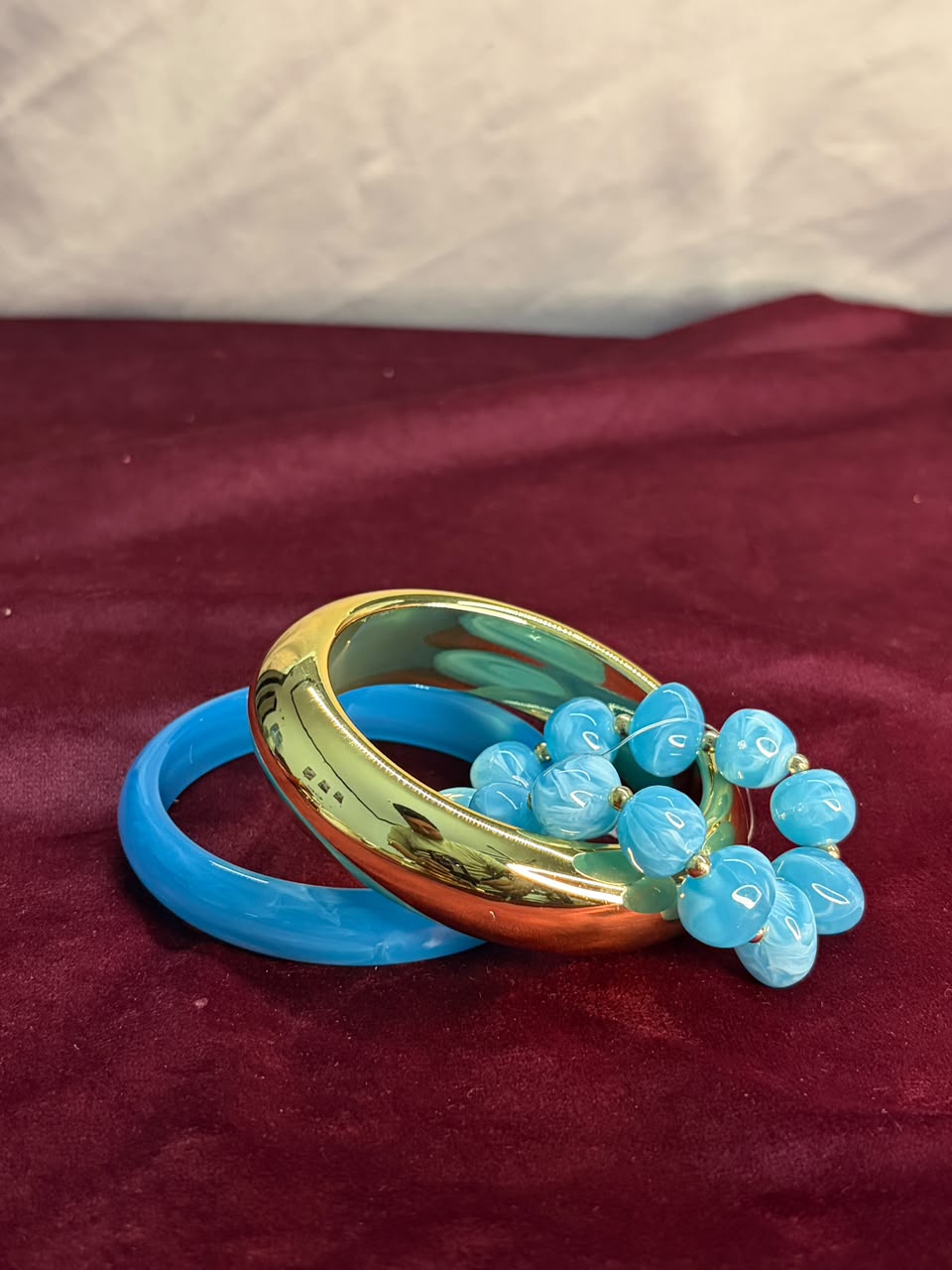 Blue Bangle Set