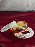 Wavy White Bangle Set