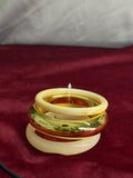 Beige Bangle Set