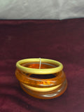 Metal Caramel Bangle Set