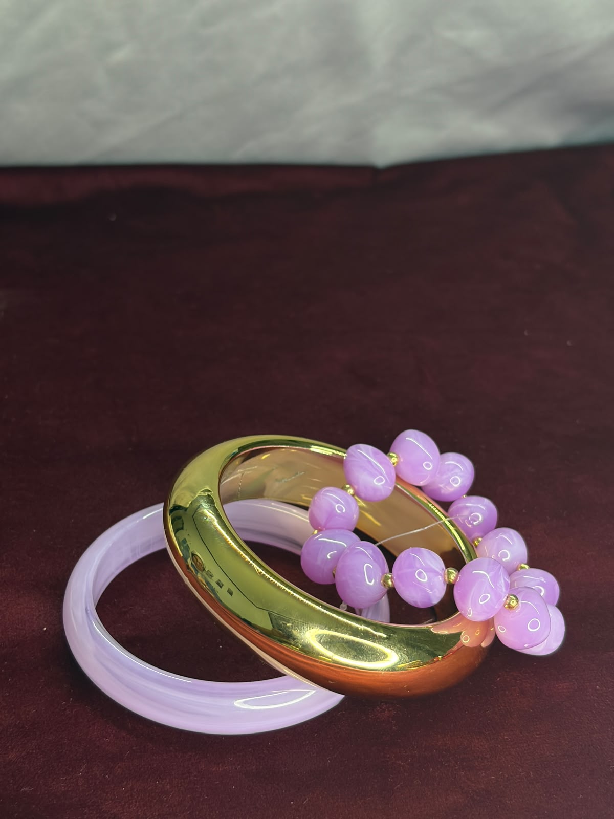 Purple Bangle Set