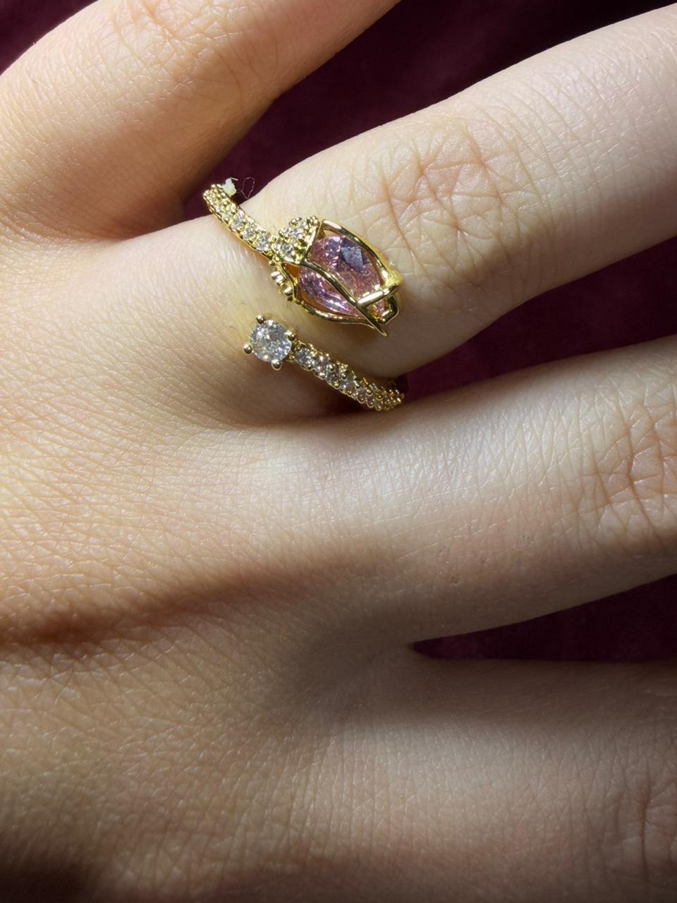 Purple Snake Ring