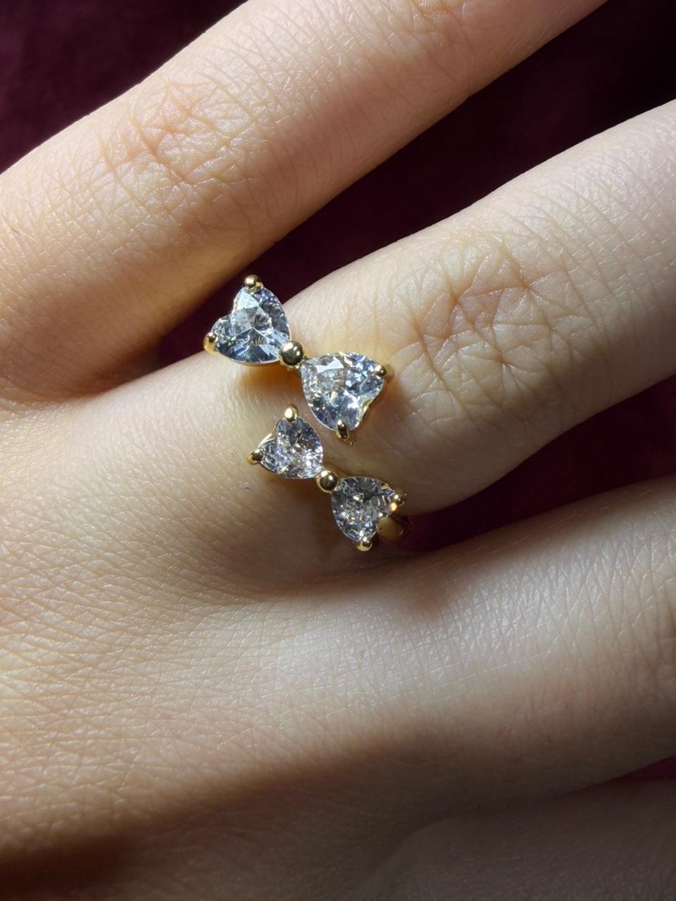 Ziricon Bow Tie Ring