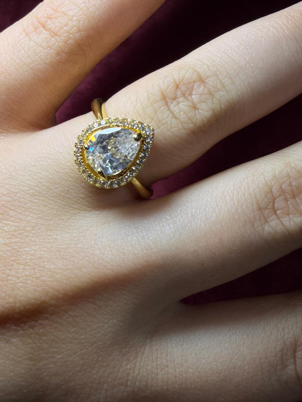 Ziricon Stone Ring
