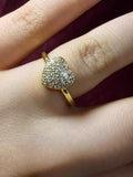 Ziricon Heart Ring