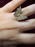 Ziricon Butterfly Ring