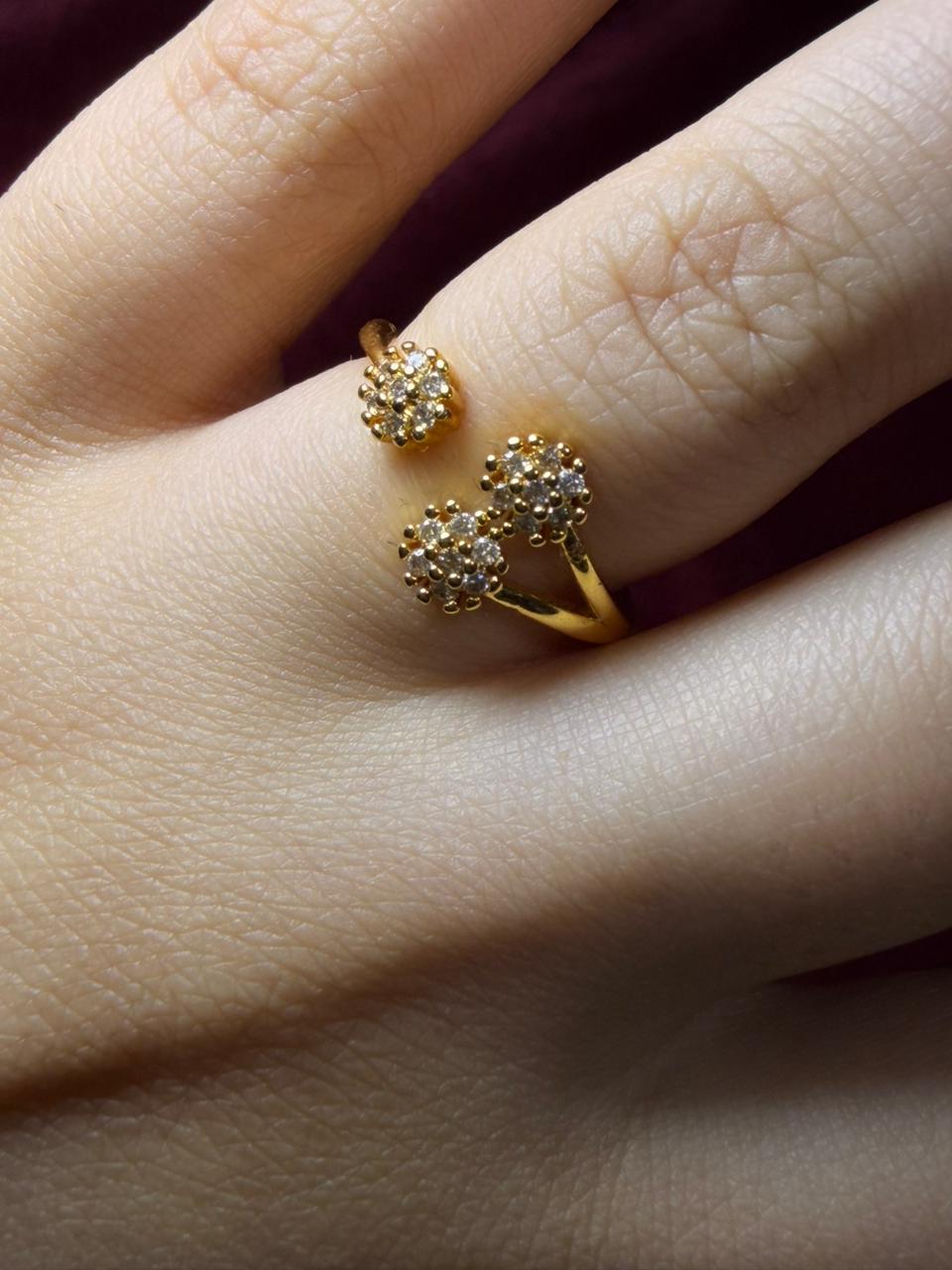 Three Flowers Ring