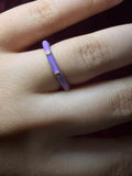 Purple Enamel Ring