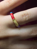 Colored Enamel Ring