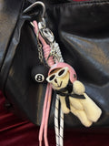 Pink Teddy Bear Bag Charm